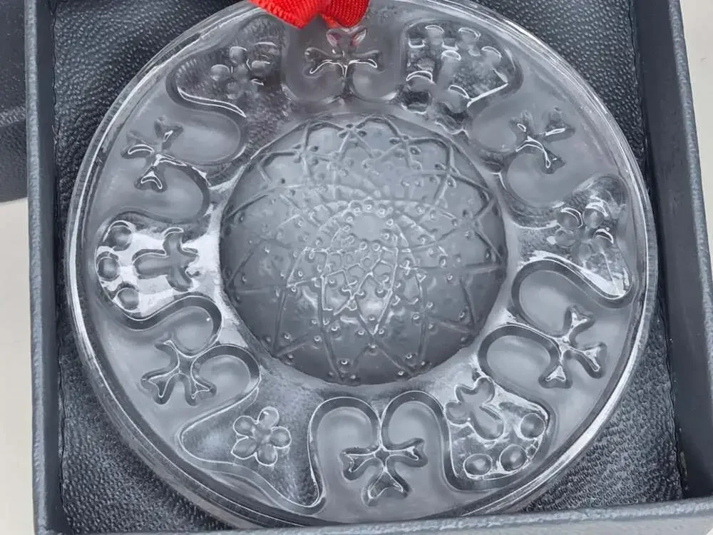 Lalique crystal christmas